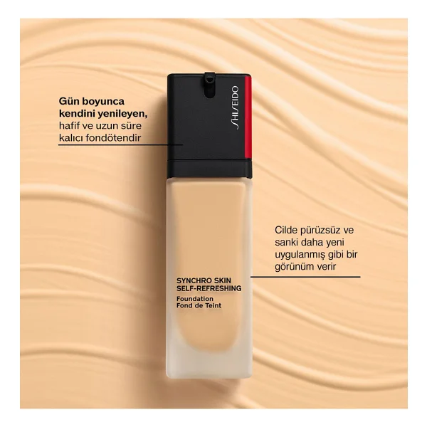 Shiseido Synchro Skin Self-Refreshing Spf 30 30 Ml Likit Fondöten - Görsel 5