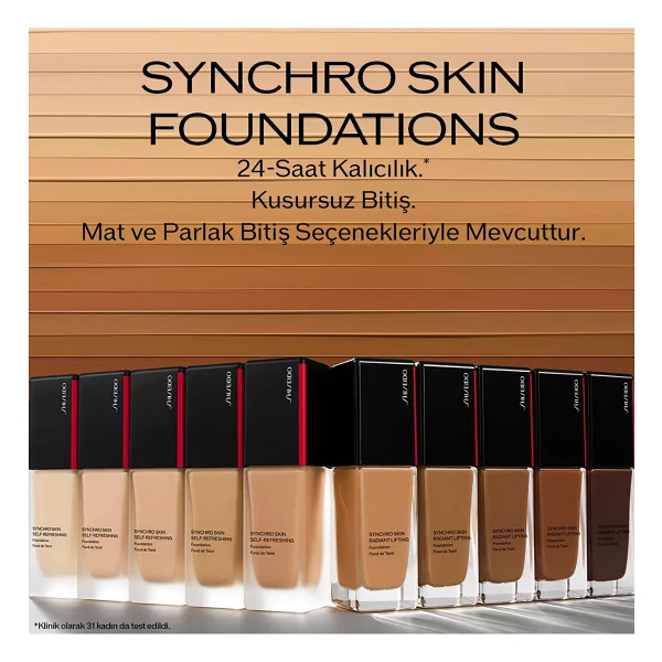 Shiseido Synchro Skin Self-Refreshing Spf 30 250 Sand 30 Ml Likit Fondöten - Görsel 4