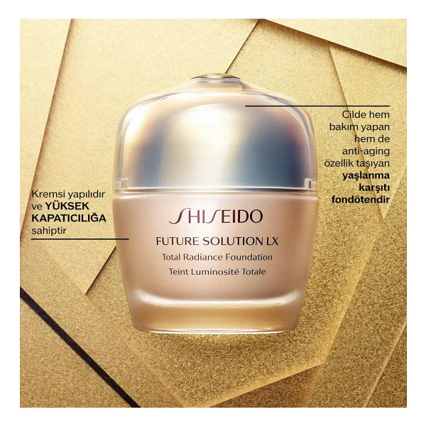 Shiseido Future Solution Lx Total Radiance Spf 20 30 Ml Fondöten - Görsel 4