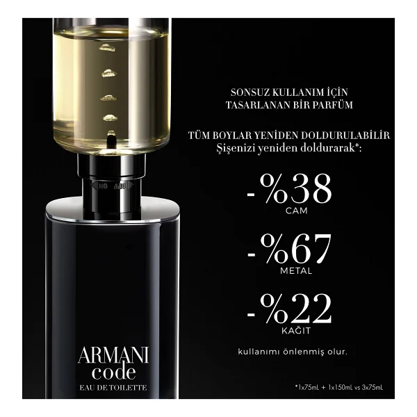 Giorgio Armani Code Edt 75 Ml Erkek Parfüm - Görsel 9