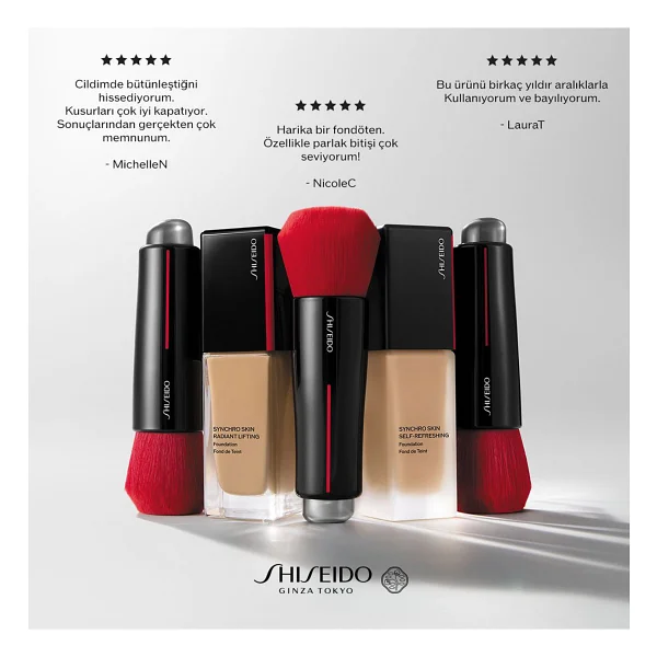 Shiseido Synchro Skin Self-Refreshing Spf 30 30 Ml Likit Fondöten - Görsel 8