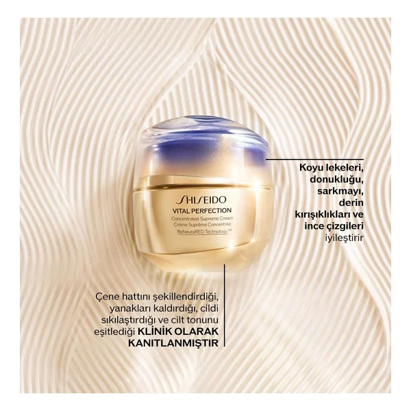 Shiseido Vital Perfection Concentrated Supreme 30 ml Yaşlanma Karşıtı Krem - Görsel 5