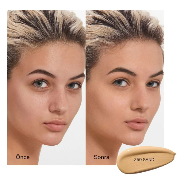 Shiseido Synchro Skin Self-Refreshing Spf 30 250 Sand 30 Ml Likit Fondöten - Görsel 3