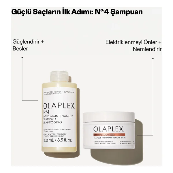 Olaplex Rich Hydration Nemlendirici 200 Ml Saç Maskesi - Görsel 10
