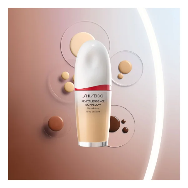 Shiseido Revitalessence Skin Glow Spf 30 210 Birch 30 Ml Likit Fondöten - Görsel 6