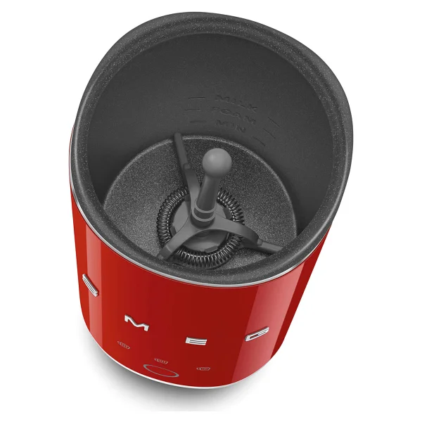 Smeg 50's Style Compact Mff02rdus Kırmızı Süt Köpürtücü - Görsel 5