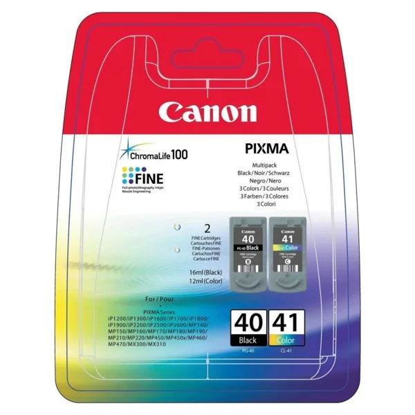 Canon Pg-40+Cl-41 Renkli + Siyah 2'li Set Kartuş - Görsel 3