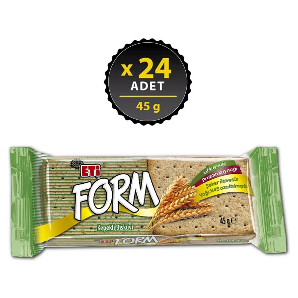 Eti Form Kepekli Bisküvi 45 Gr 24'lü - Görsel 6