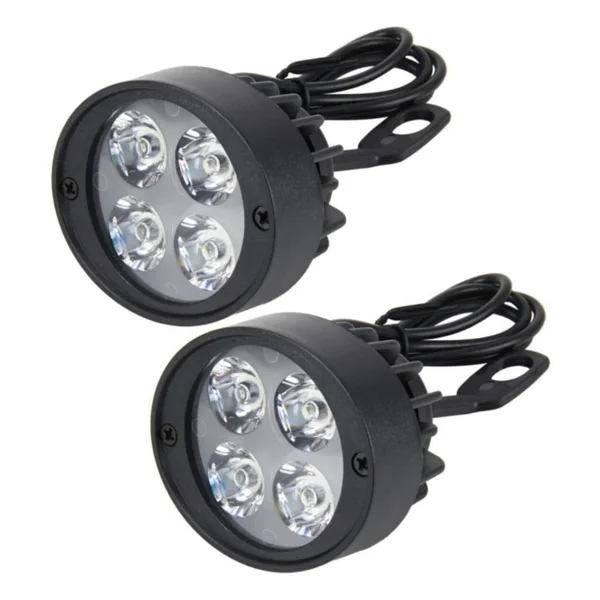 Knmaster Badger 12w Ayna Bağlantılı Motosiklet Sis Farı - Görsel 7