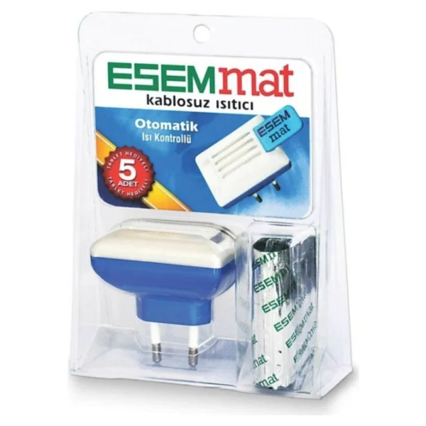 Esemmat Kablosuz Otomatik Isı Kontrollü Cihaz + 10 Yedek Tablet - Görsel 8