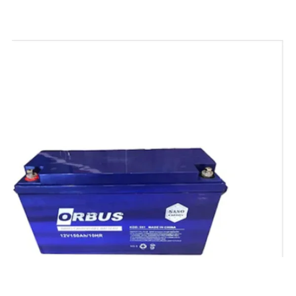 Orbus Orb12-150 12 V 150 Ah Derin Deşarjlı Jel Marin Akü - Görsel 6