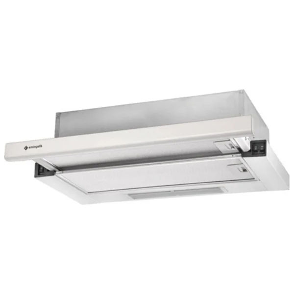 Eminçelik As 1320 W60 Beyaz Sürgülü Aspiratör - Görsel 5