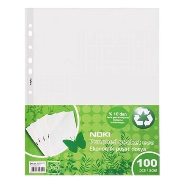 Noki Eco 100'lü A4 Poşet Dosya - Görsel 3