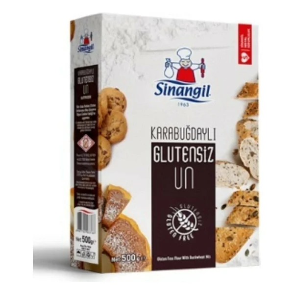 Sinangil Glutensiz 500 Gr Karabuğdaylı Un - Görsel 3