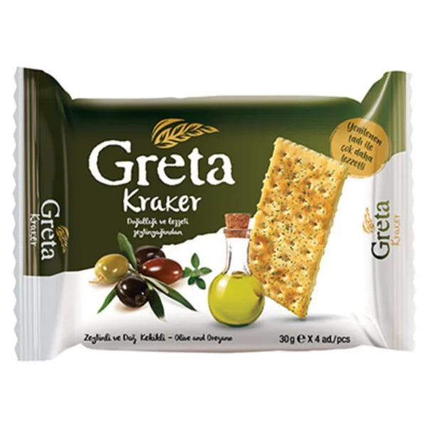 Greta Zeytinli Ve Dağ Kekikli Kraker 120 Gr - Görsel 8