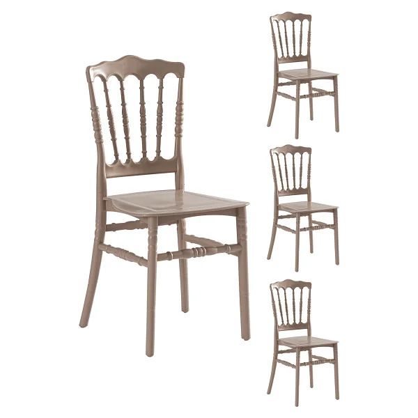 Sandalie 4 Adet Miray Cappucino Sandalye / Balkon-Bahçe-Mutfak - Görsel 4