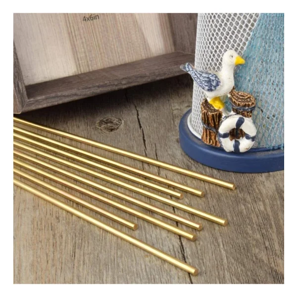 Emin 6 Mm Yuvarlak Pirinç Çubuk - 1 Metre - Görsel 3