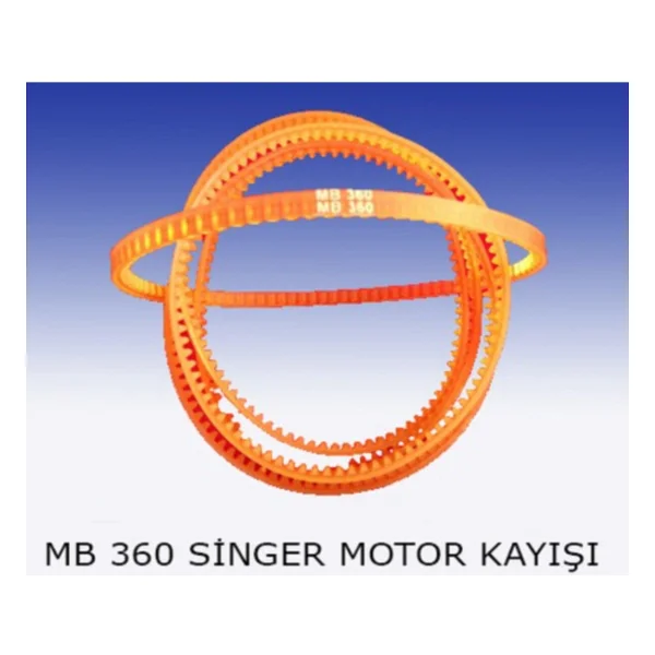 Singer Pfaff Dikiş Makinesi Singer 224 - 298 Ve Bazı Makineler Için Motor Kayışı MB-360 - Görsel 3