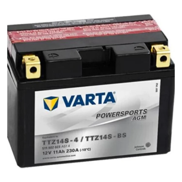 Varta Powersports Agm Ttz14s 12 V 11 Ah Motosiklet Aküsü - Görsel 3