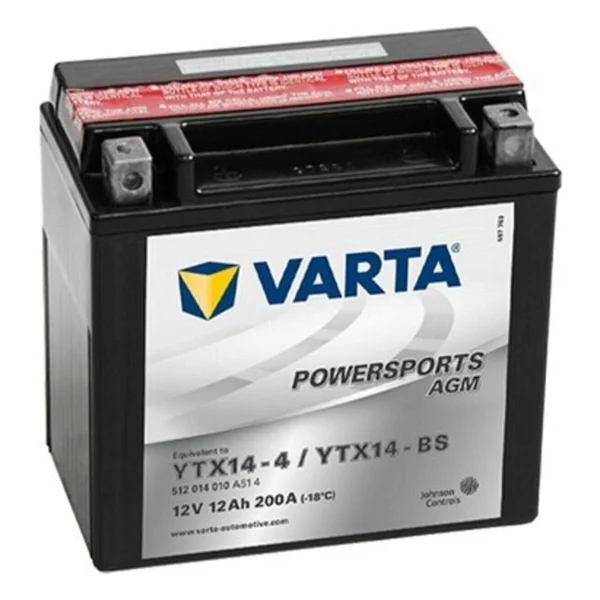 Varta Powersports Agm Ytx14-Bs 12 V 12 Ah Motosiklet Aküsü - Görsel 3