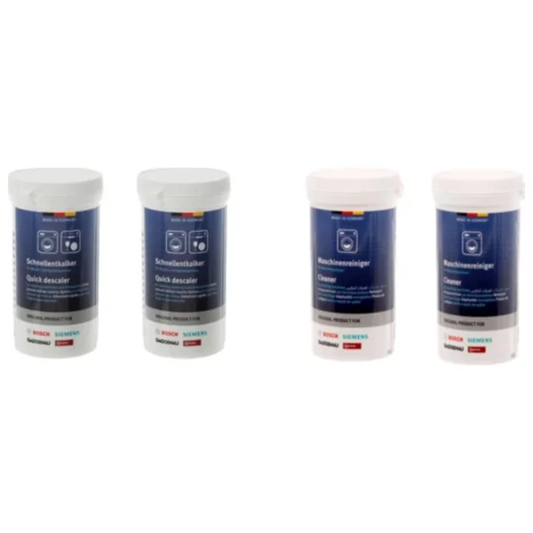 Bosch Çamaşır Makinesi Kireç Çözücü 2'li + Çamaşır Makine Temizleyici 2'li 900 gr - Görsel 4