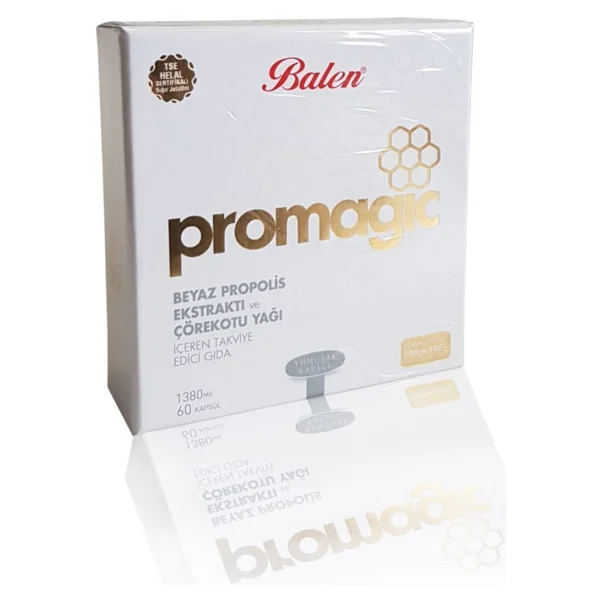 Balen Promagic Beyaz Propolis Ekstraktı Ve Çörekotu Yağı 60 Kapsül - Görsel 8