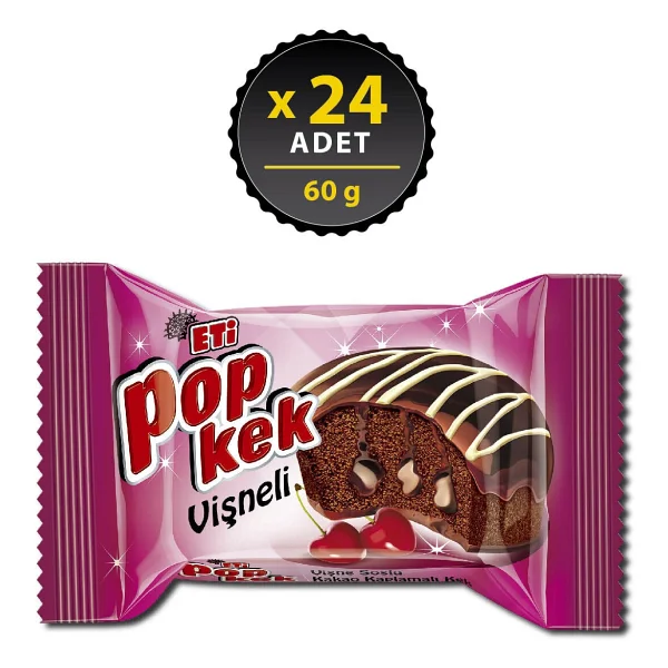Eti Popkek Vişneli Kek 60 Gr 24'lü - Görsel 5
