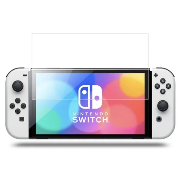 Gizala Nintendo Switch OLED Premium Pro 9h 2 Adet Dobe Ekran Koruyucu Temperli Cam - Görsel 3