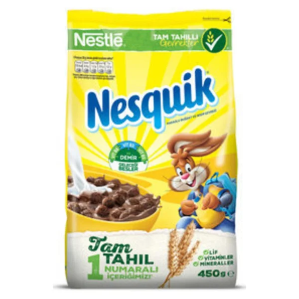 Nesquik Çikolatalı Mısır Gevreği 450 Gr - Görsel 4