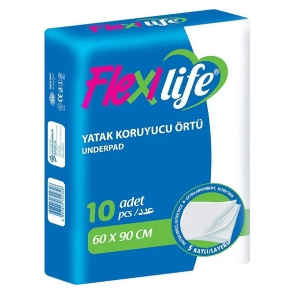 Flexi Life 60x90 Cm 10'lu Yatak Koruyucu Örtü - Görsel 4