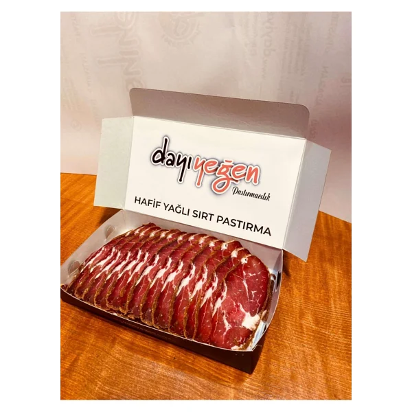 Dayı Yeğen 250 Gr Kayseri Hafif Yağlı Sırt Pastırma - Görsel 3