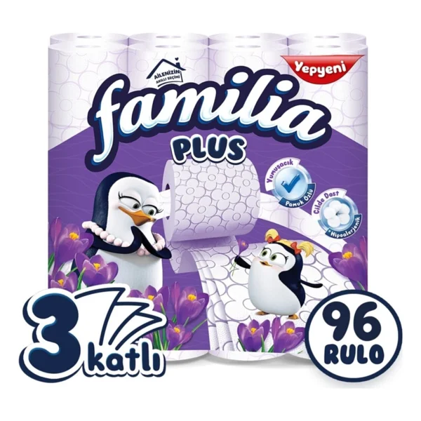 Familia Tuvalet Kağıdı Plus Sihirli Çiçek 3 Kat 32x3:96 Rulo - Görsel 6