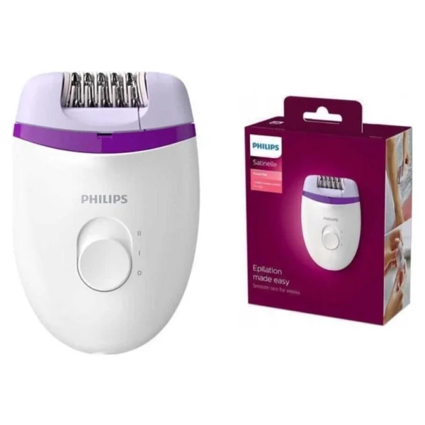 Philips Epilasyon Makinası - 32 Cımbız Kompakt / Epilatör - Epilasyon Cihazı - Masaj Başlıklı Ve Işıklı - Görsel 3