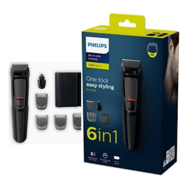 Philips Traş Makinası Islak Kuru 6+1 Başlık -Saç-Sakal- Vucüt - Kablosuz Kullanım- Delux 2022 Seri - Görsel 3