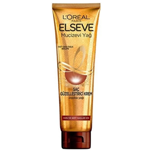 L'oreal Paris Elseve Mucizevi Yağ Kuru Ve Sert Saçlar İçin 150 Ml Saç Güzelleştirici Krem - Görsel 4