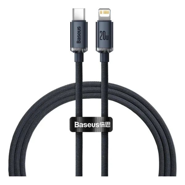 Baseus Crystal Shine 1.2 M Type-C To Lightning Hızlı Şarj Kablosu - Görsel 8