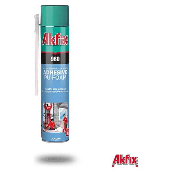 Akfix 960 Pipetli Mantolama 850 Gr Poliüretan Köpük - Görsel 4