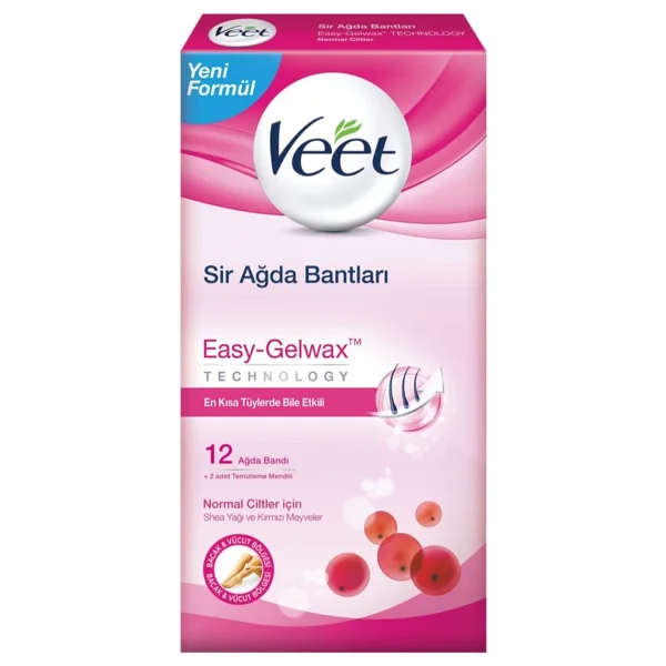 Veet Professional Normal Ciltler İçin Bacak Ve Vücut Bölgesine Özel 12'li Sir Ağda Bandı - Görsel 6