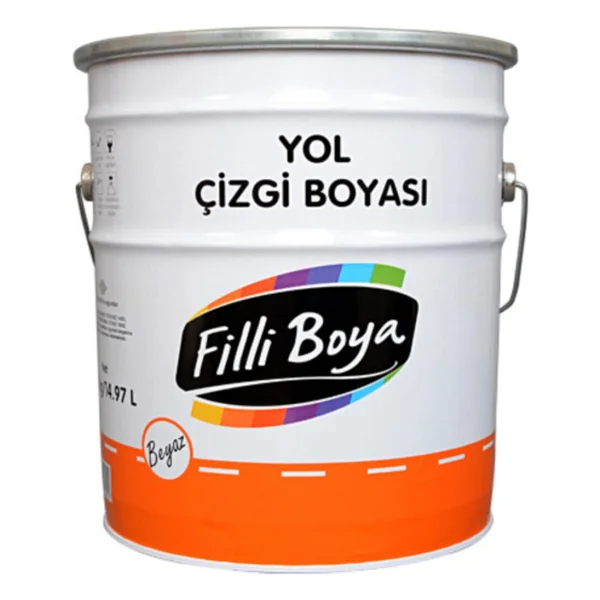 Filli Boya Yol Çizgi Boyası 20 Kg (Beyaz & Sarı ) - Görsel 5