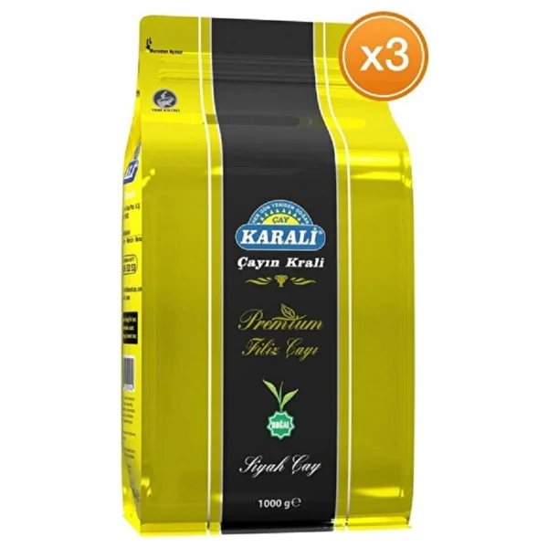 Karali Premium Filiz 1 Kg 3'lü Çay - Görsel 7
