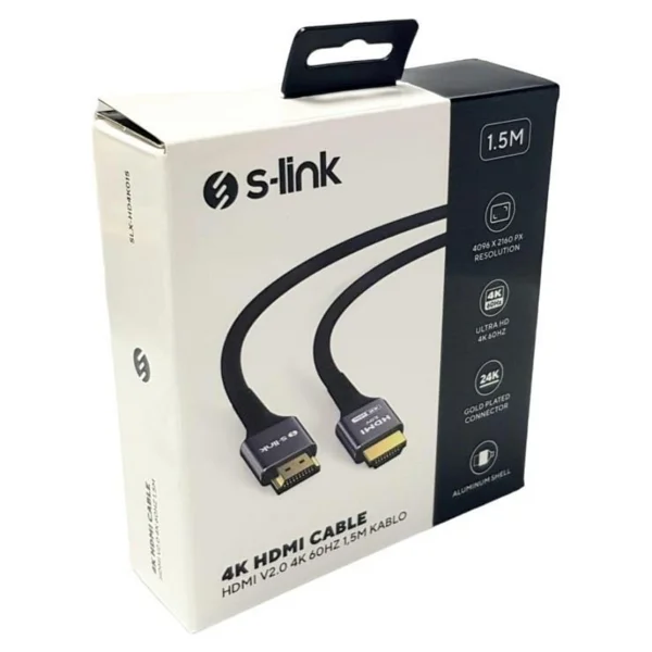 S-Link Slx-Hd4k015 1.5 M 4K Hdmı Kablo - Görsel 3