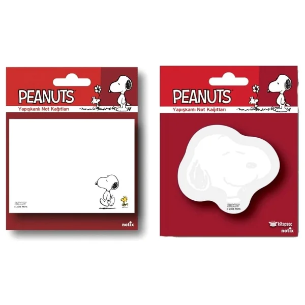 Umur Snoopy Yapışkanlığı Not Kağıdı 50 Yaprak (2 Farklı Model) - Görsel 5