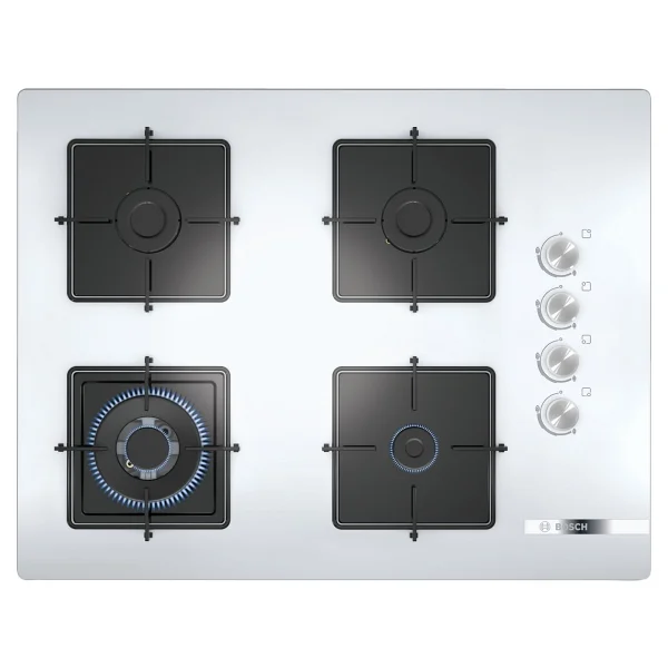 Bosch POH7C2O12O 67 cm Beyaz Cam Ankastre Ocak - Görsel 6