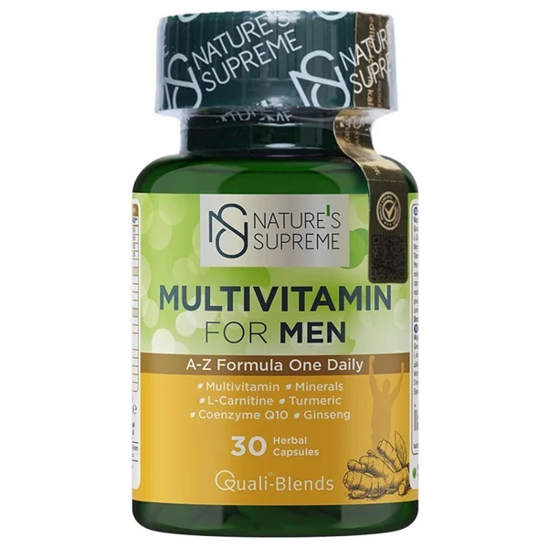 Nature's Supreme Multivitamin For Men 30 Kapsül - Görsel 8
