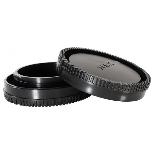 Ayex Sony Nex E Mount Uyumlu Body Kapağı Ve Lens Arka Kapağı - Görsel 3