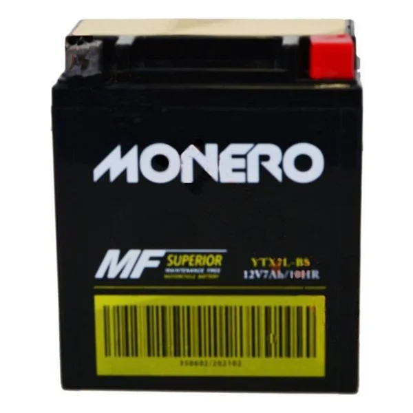 Monero Ytx7l-Bs Mf 12 V 7 Ah Motosiklet Aküsü - Görsel 3