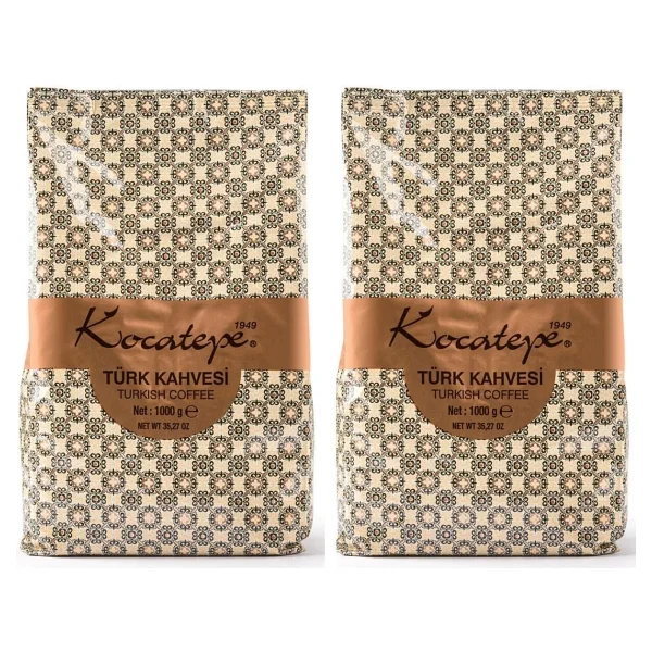 Kocatepe Folyo Türk Kahvesi 1000 Gr 2'li - Görsel 5