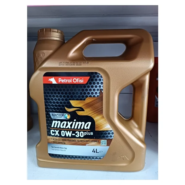 Petrol Ofisi Maxima Cx 0w-30 Plus 4 Lt Motor Yağı - Görsel 5