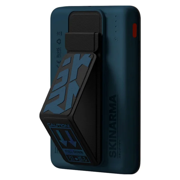 Skinarma Spunk Mavi 5000 mAh Hızlı Şarj Magsafe Powerbank - Görsel 2