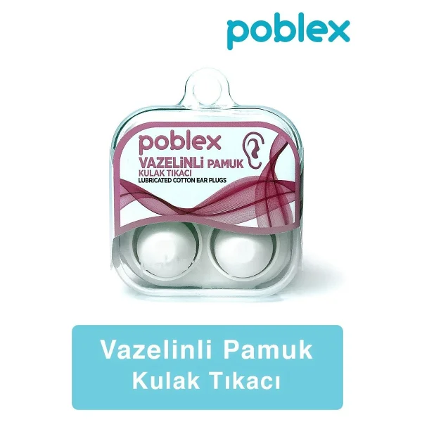 Poblex Vazelinli 2'li Kulak Tıkacı - Görsel 5